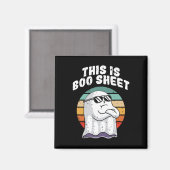 Aimant Ceci Est Bosheet Fun Halloween Costume Fun Pun Fan (Recto/Verso)