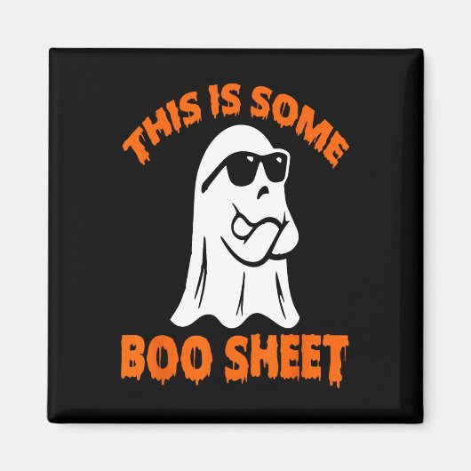 Aimant Ceci Est Une Feuille De Boite Halloween Ghost Funn (Devant)