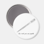 Aimant Ceci N'est Pas Une Pipette (Recto/Verso)