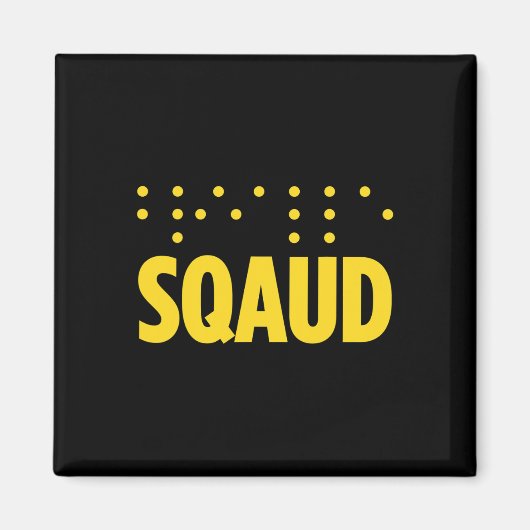 Aimant Cécité Pour Les Aveugles Personne Aveugles Braille (Devant)