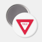 Aimant Cédez le passage (Recto/Verso)