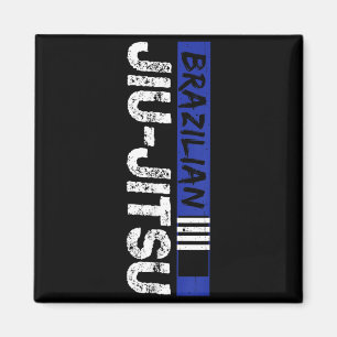 Aimant Ceinture bleue de Jiu-Jitsu brésilien BJJ Combat M