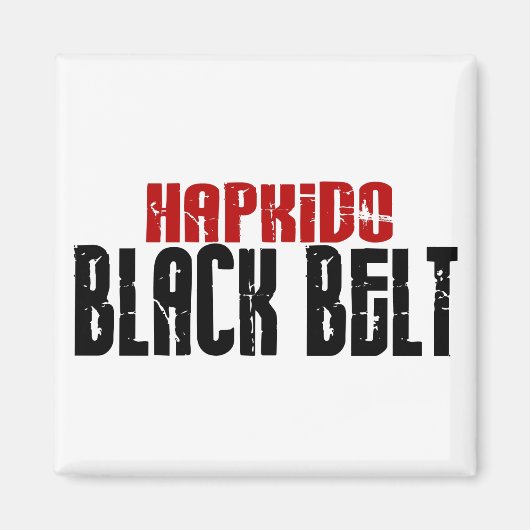 Aimant Ceinture noire Hapkido (Devant)