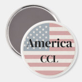 Aimant Celebrate America's 250th Anniversary (Recto/Verso)