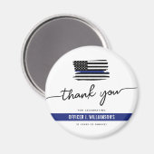 Aimant Célébration de la retraite de la police personnali (Recto/Verso)