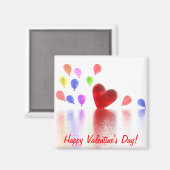 Aimant Célébration de la Saint Valentin (Recto/Verso)