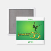 Aimant Célébration de l'aimant du frigo de l'indépendance (Recto/Verso)