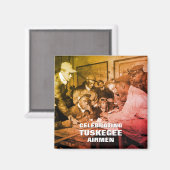 Aimant Célébration de l'AVION TUSKEGEE (Recto/Verso)