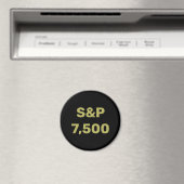Aimant Célébration de l'indice boursier S&P 7 500 (In Situ (Lave-vaisselle))