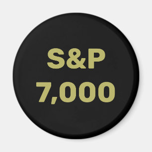 Aimant Célébration de l'indice de Stock de niveau S&P 7 0