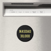 Aimant Célébration du marché boursier NASDAQ 30000 (In Situ (Lave-vaisselle))
