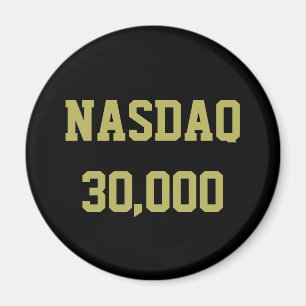 Aimant Célébration du marché boursier NASDAQ 30000