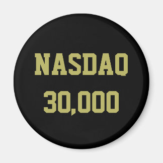 Aimant Célébration du marché boursier NASDAQ 30000