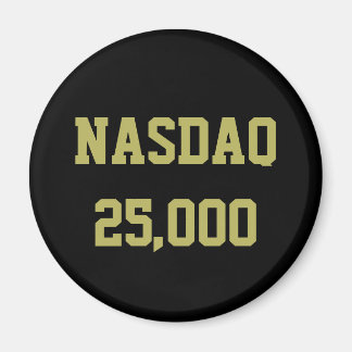 Aimant Célébration du NASDAQ 25000 en Bourse