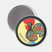 Aimant Célèbre coq de Barcelos Nr 06 (Recto/Verso)