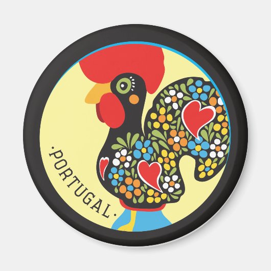 Aimant Célèbre coq de Barcelos Nr 06 (Devant)