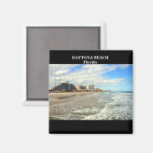Aimant Célèbre Daytona Beach Floride (Recto/Verso)