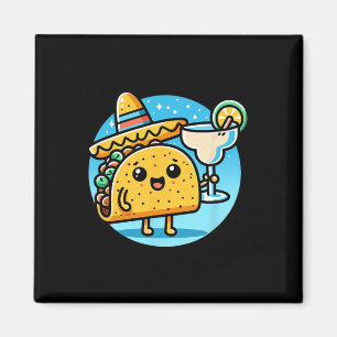 Aimant Célébrer Taco Margarita Festive Mexicaine Food Cin