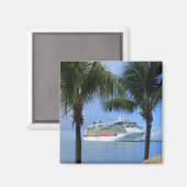 Aimant Célébrité Silhouette Croisière au Paradis (Recto/Verso)