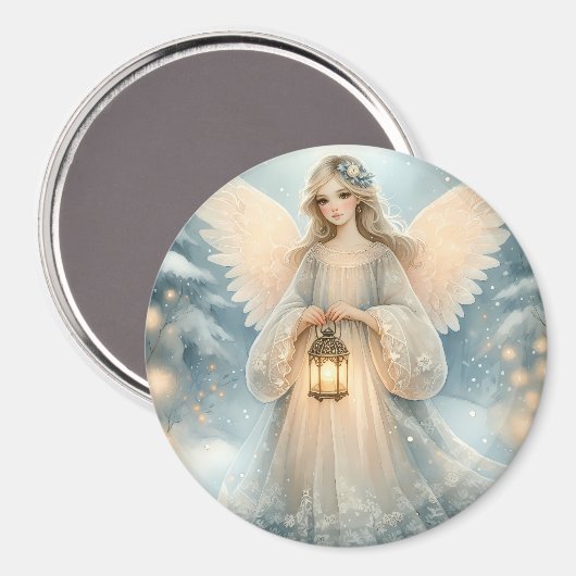 Aimant Celestial Winter Angel Lantern of Grace (Recto/Verso)