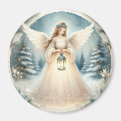 Aimant Celestial Winter Angel Lantern of Hope (Devant)