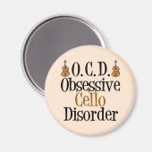 Aimant Cellist pour trouble du cello obsessionnel (Recto/Verso)