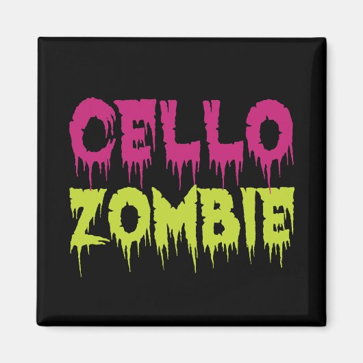 Aimant Cello Zombie (Devant)