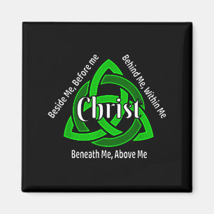Aimant Celtic Trinity Kno Prière chrétienne de Saint-Patr