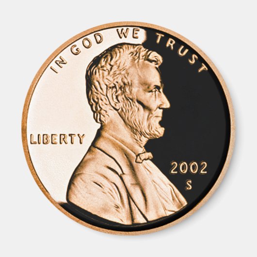 Aimant Cent Lincoln 2002 Classique (Devant)