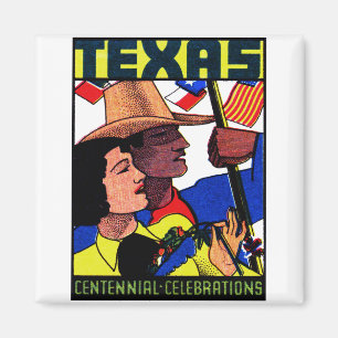 Aimant Centenaire du Texas 1936