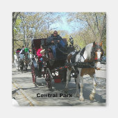 Aimant Central Park, Horse et Carriage (Devant)