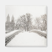 Aimant Central Park Winter Romance - Pont Bow (Devant)