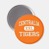 Aimant Centralia - Tigers - High - Centralia Washington (Recto/Verso)
