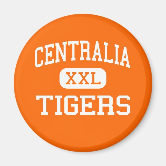 Aimant Centralia - Tigers - High - Centralia Washington (Devant)