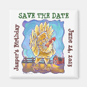 Aimant Centre de fête au poulet (Devant)