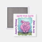 Aimant Centre de la partie de porc (Recto/Verso)