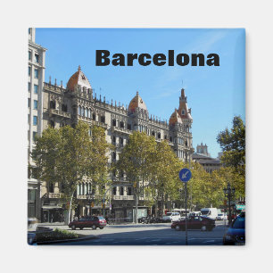 Aimant Centre de la ville de Barcelone Espagne