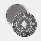 Aimant Centre de l'Univers à Wallace Idaho (Recto/Verso)