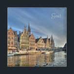 Aimant Centre historique de Gand, Belgique<br><div class="desc">Coucher de soleil à Gand</div>