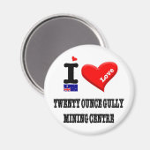Aimant CENTRE MINIER GULLY À 20 ANS - I Love (Recto/Verso)