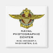 Aimant CENTRE PHOTOGRAPHIQUE NAVAL (couleur) (Devant)