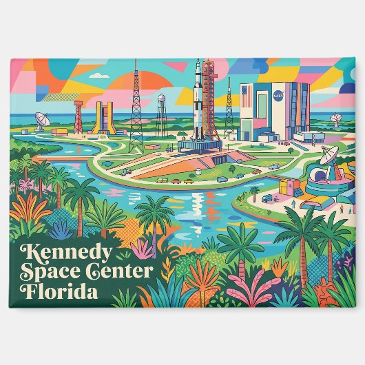 Aimant Centre spatial Kennedy Floride (Recto)