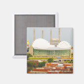 Aimant Centre-ville de Kansas Ville Tilt Shift Miniature  (Recto/Verso)