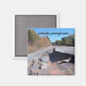 Aimant centre-ville de pennsylvanie graffiti (Recto/Verso)