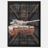 Aimant Centurion MK 5 MBT. Batterie principale britanniqu (Recto)