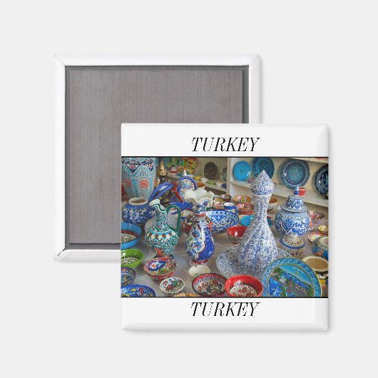 Aimant Céramique turque (Recto/Verso)