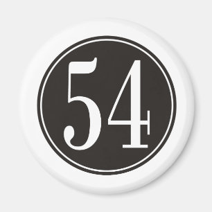 Aimant Cercle #54 noir