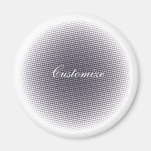 Aimant Cercle à demi-tonalité Abstrait Thunder_Cove (Devant)