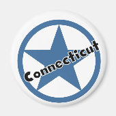 Aimant Cercle Connecticut (Devant)