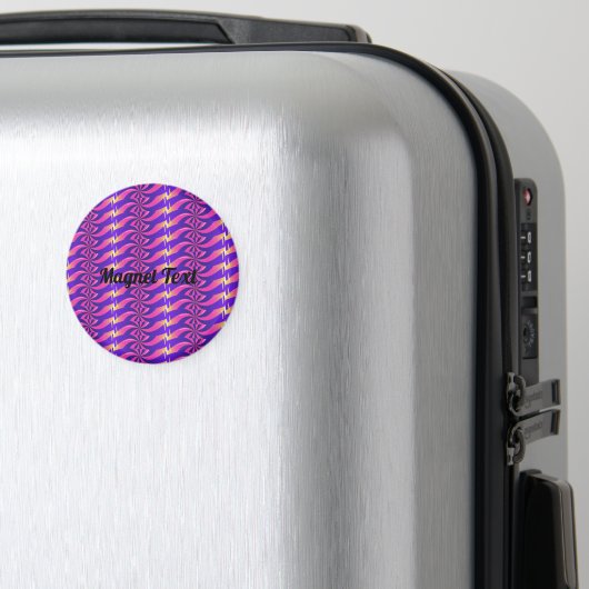 Aimant cercle de couleur noire (In Situ (Bagages))